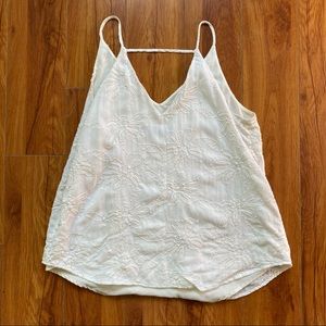 Loft Floral Lace Tank